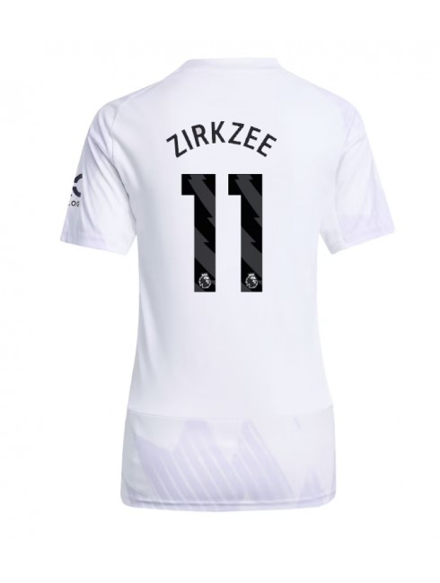 Manchester United Joshua Zirkzee #11 Replika Borta Kläder Dam 2025-26 Kortärmad Manchester United Joshua Zirkzee #11 Replika Borta Kläder Dam 2025-26 Kortärmad